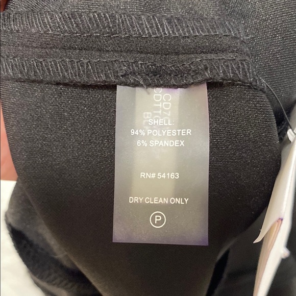 NWT Calvin Klein size 2 Elegant little Black Sleeveless Dress gold tone buttons - Picture 8 of 10